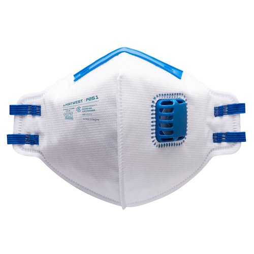 P251 FFP2 Valved Fold Flat Respirator (5036108160037)